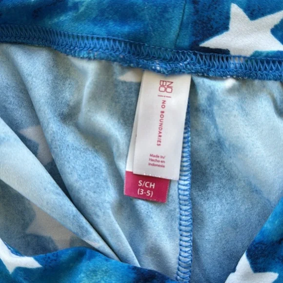 Blue Star Patterned Shorts - Picture 3 of 3